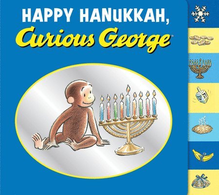 Happy Hanukkah, Curious George Tabbed Board Book 1