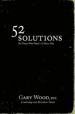 52 Solutions for Those Who Need a 25 Hour Day