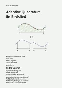 bokomslag Adaptive Quadrature Re-Revisited