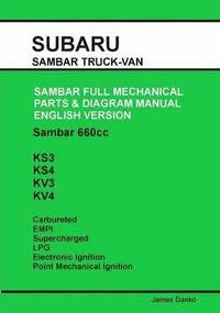 bokomslag Subaru Sambar English Parts & Diagram Manual