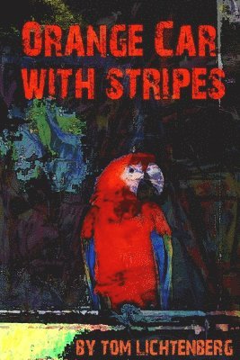 Orange Car with Stripes