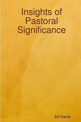 Ed Vainio - Insights of Pastoral Significance, Häftad