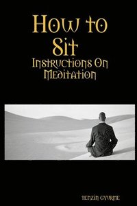 bokomslag How to Sit, Instructions on Meditation