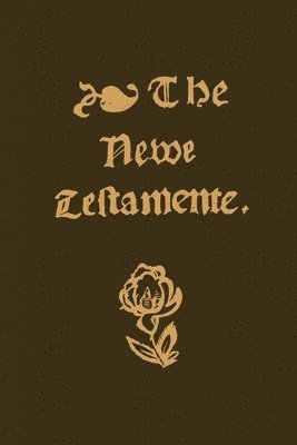 William Tyndale - New Testament, Häftad
