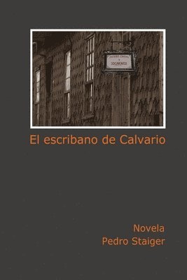 bokomslag escribano de Calvario