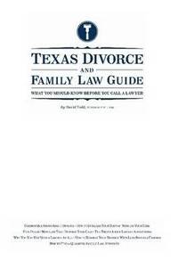 bokomslag Texas Divorce and Family Law Guide