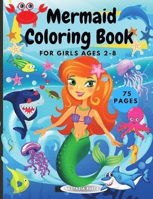 bokomslag Mermaid Coloring Book for Girls Ages 2-8