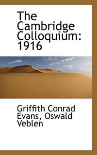 bokomslag The Cambridge Colloquium: 1916
