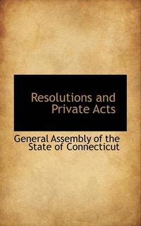 bokomslag Resolutions and Private Acts