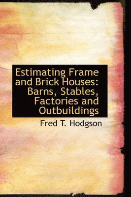 bokomslag Estimating Frame and Brick Houses