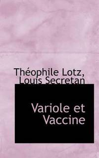 bokomslag Variole Et Vaccine