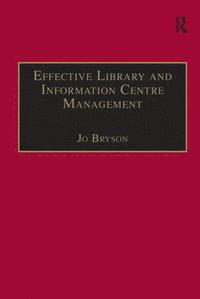 bokomslag Effective Library and Information Centre Management