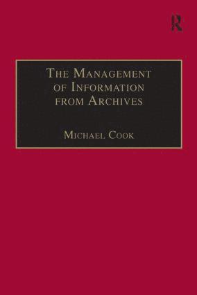 The Management of Information from Archives 1