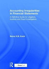 bokomslag Accounting Irregularities in Financial Statements