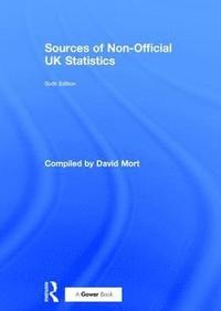 bokomslag Sources of Non-Official UK Statistics