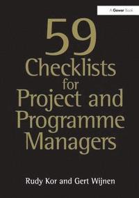 bokomslag 59 Checklists for Project and Programme Managers
