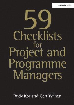 59 Checklists for Project and Programme Managers 1