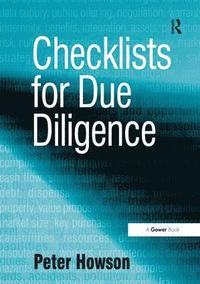 bokomslag Checklists for Due Diligence