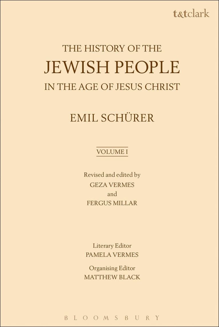 History of the Jewish People in the Age of Jesus Christ: Volume 1