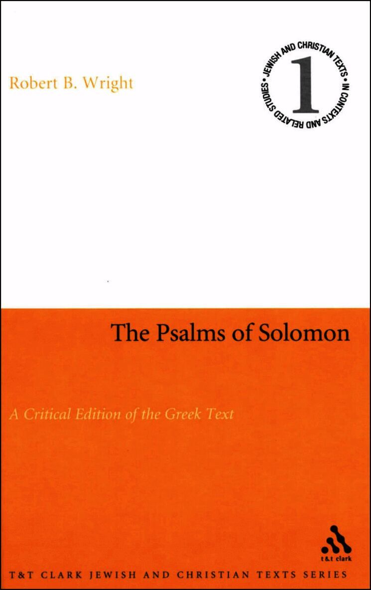 Robert B. Wright, Dr. Robert B. Wright, James H. Charlesworth - Psalms of Solomon, Inbunden