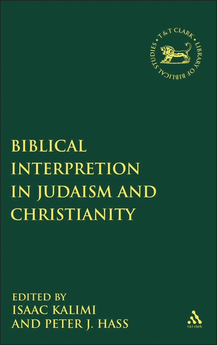 Biblical Interpretation in Judaism and Christianity 1