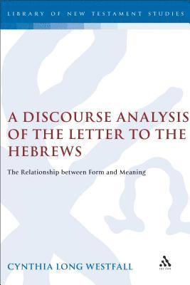 bokomslag A Discourse Analysis of the Letter to the Hebrews