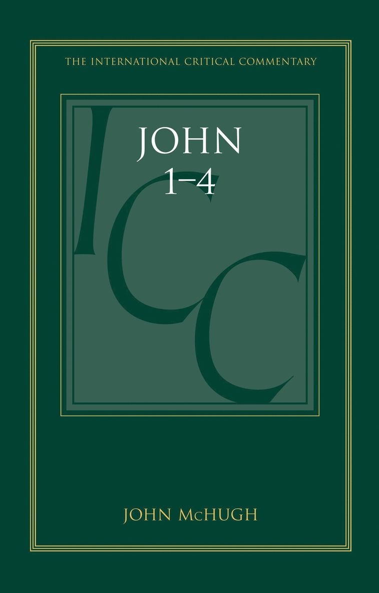 John 1-4 (ICC) 1