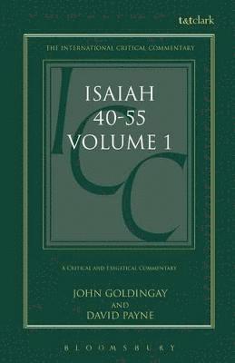 bokomslag Isaiah 40-55 Vol 1 (ICC)