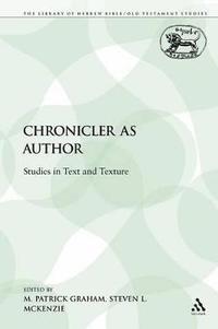 bokomslag The Chronicler as Author