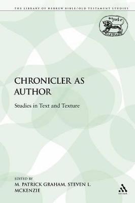 The Chronicler as Author 1