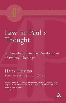Law in Paul's Thought 1