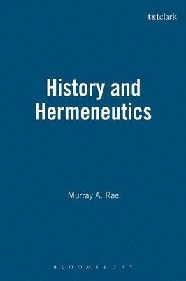 bokomslag History and Hermeneutics