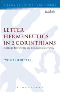 bokomslag Letter Hermeneutics in 2 Corinthians