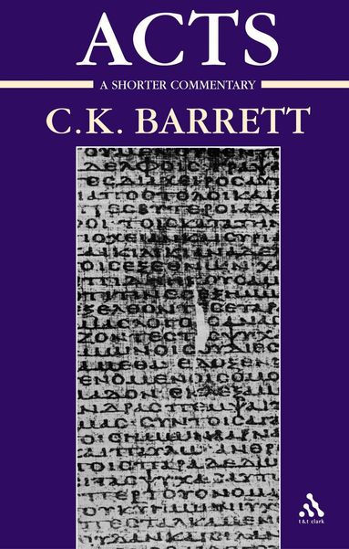 C. K. Barrett - Acts of the Apostles, Häftad