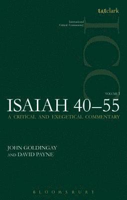 bokomslag Isaiah 40-55 Vol 1 (ICC)