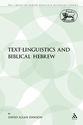 bokomslag Text-Linguistics and Biblical Hebrew