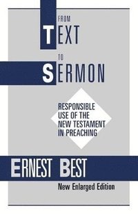 bokomslag From Text to Sermon