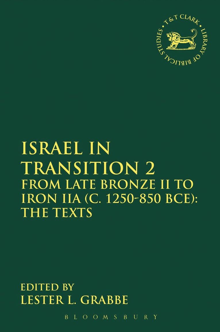 Lester L. Grabbe, UK) Grabbe, Dr. Lester L. (University of Hull - Israel in Transition 2, Häftad