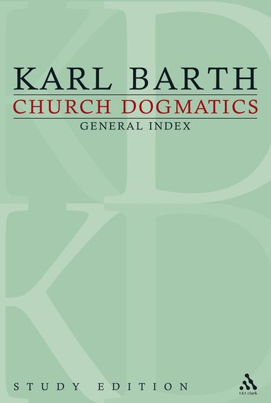 bokomslag Church Dogmatics Study Edition General Index