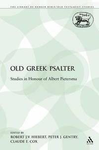 bokomslag The Old Greek Psalter