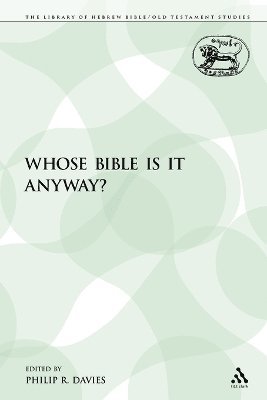 Whose Bible Is It Anyway? 1