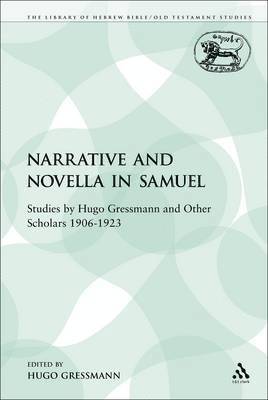 Narrative and Novella in Samuel 1