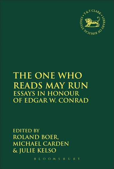 Roland Boer, Michael Carden, Roland Boer, Michael Carden, Julie Kelso - One Who Reads May Run, Inbunden