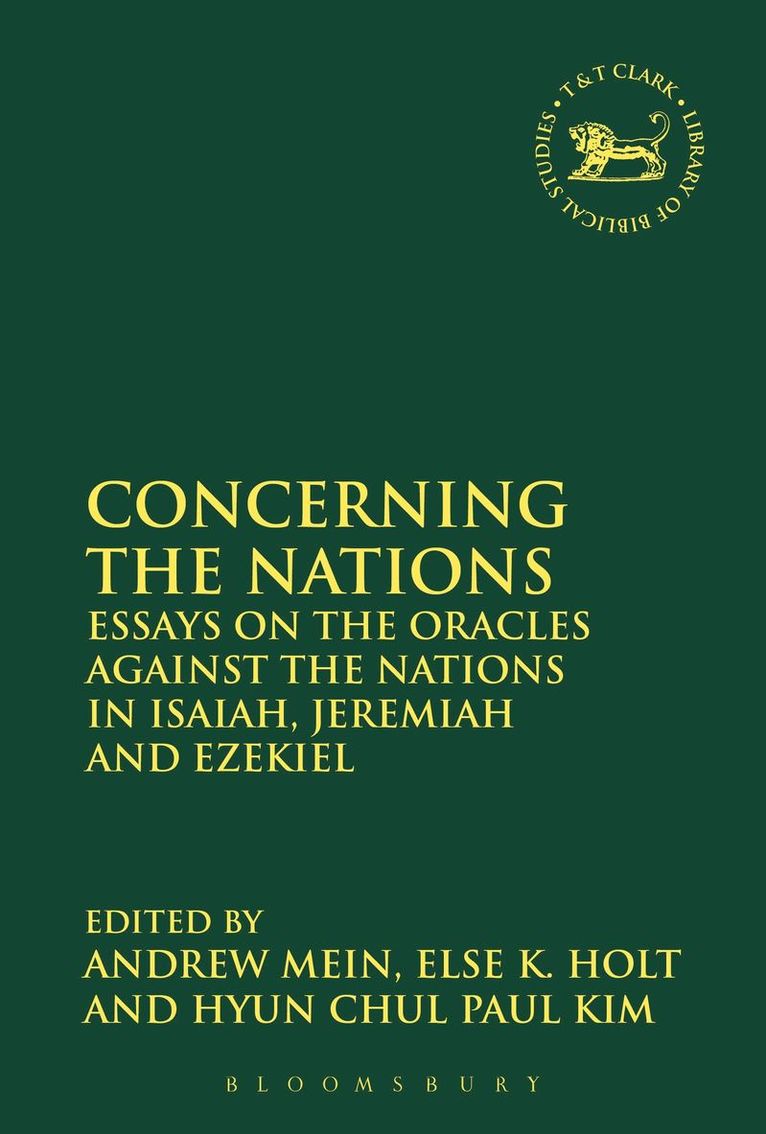 Andrew Mein, Else K. Holt, Hyun Chul Paul Kim, UK) Mein, Dr. Andrew (Queen’s Foundation for Ecumenical Theological Education, Denmark) Holt, Else K. (University of Aarhus, USA) Kim, Dr Hyun Chul Paul (Methodist Theological School in Ohio - Concerning the Nations, Inbunden
