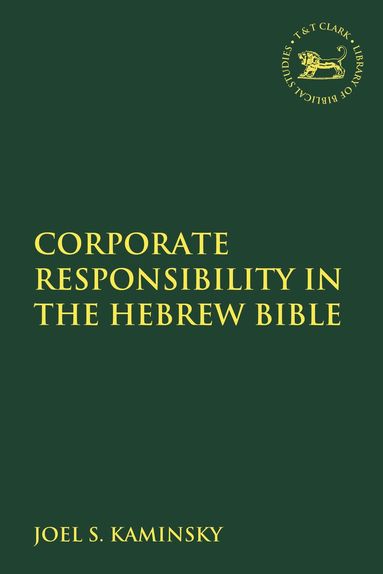 bokomslag Corporate Responsibility in the Hebrew Bible