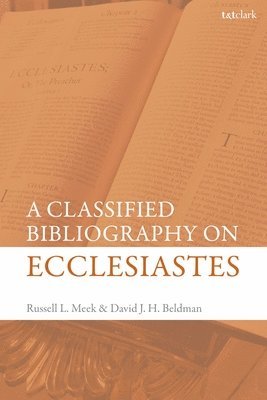 A Classified Bibliography on Ecclesiastes 1