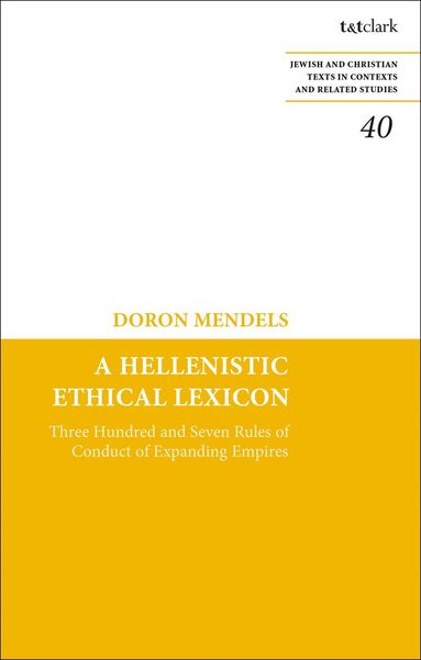 bokomslag Hellenistic Ethical Lexicon