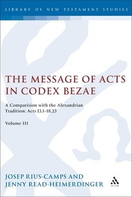 bokomslag The Message of Acts in Codex Bezae