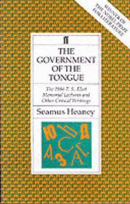 Seamus Heaney - Government of the Tongue, Häftad