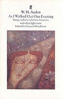 W.H. Auden, W. H. Auden - As I Walked Out One Evening, Häftad